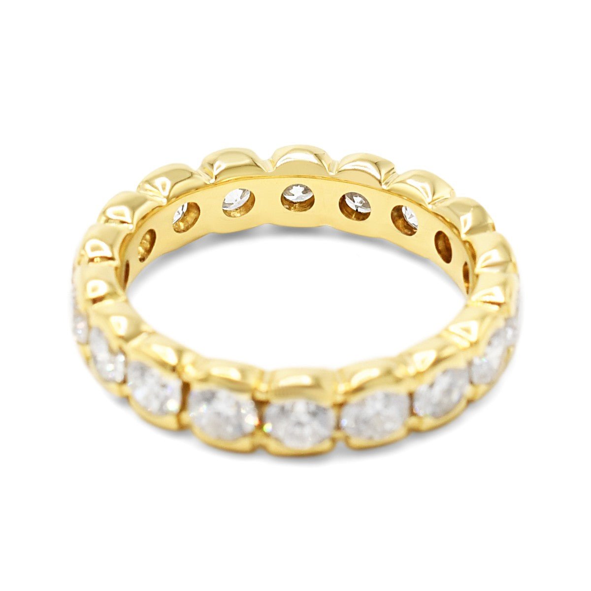 Brilliant Cut Diamond Full Eternity Ring - 18ct Yellow Gold