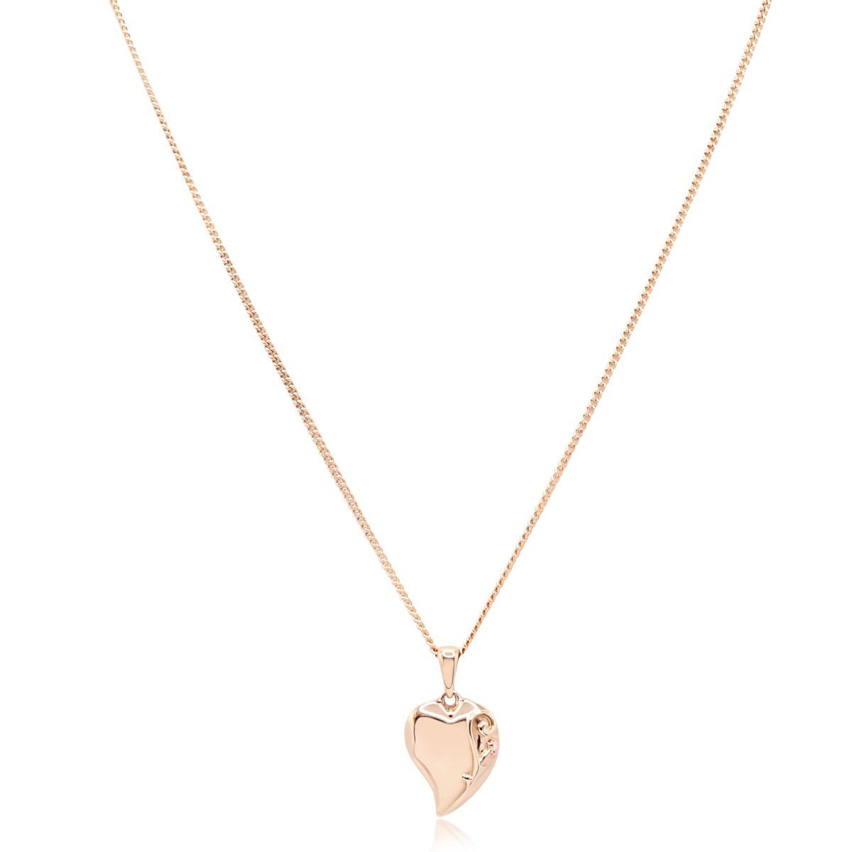 Clogau Heart Pendant On Necklace In Yellow - 9ct Welsh Gold