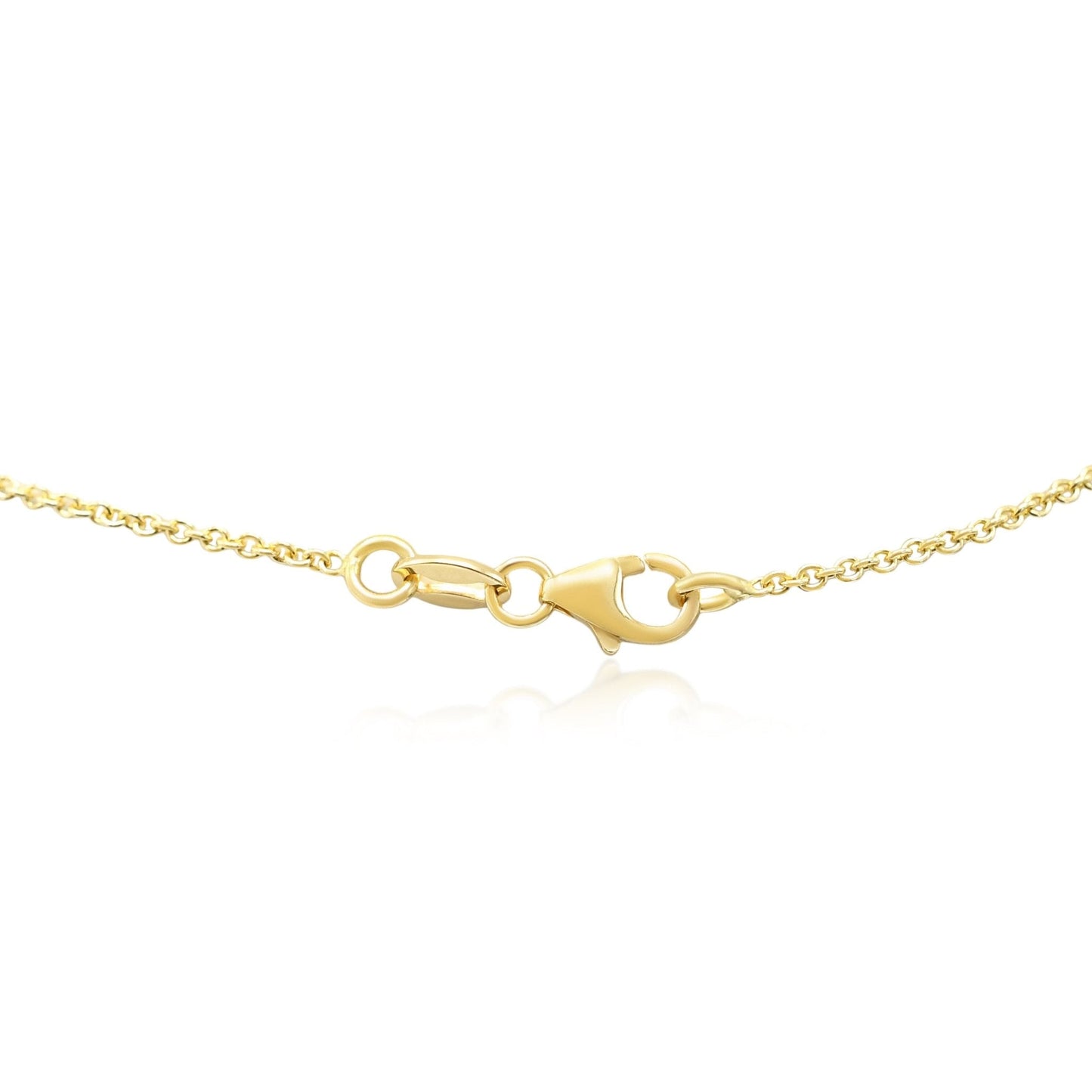 Diamond & Cultured Pearl Pendant On 16" Necklace - 18ct Yellow Gold