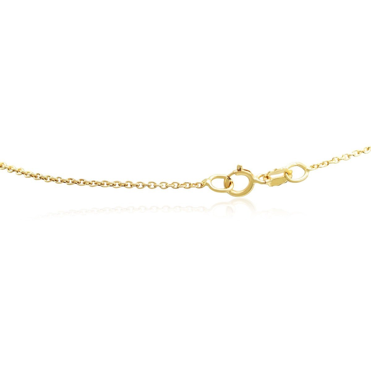 Ruby & Diamond Pendant on Chain - 18ct Yellow Gold