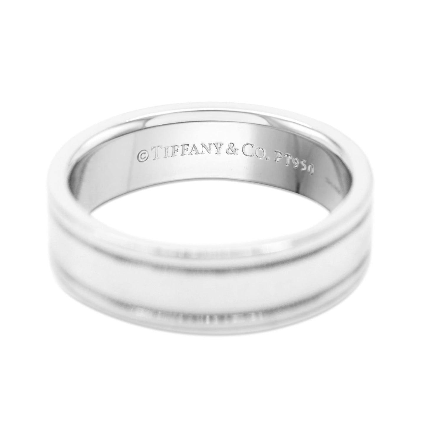 Tiffany Together Milgrain Band Ring - Platinum