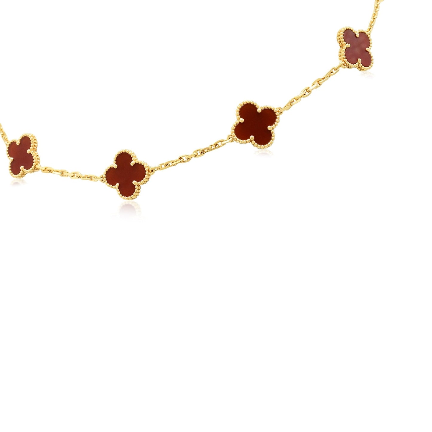 Van Cleef & Arpels Vintage Alhambra Necklace, 10 Motifs