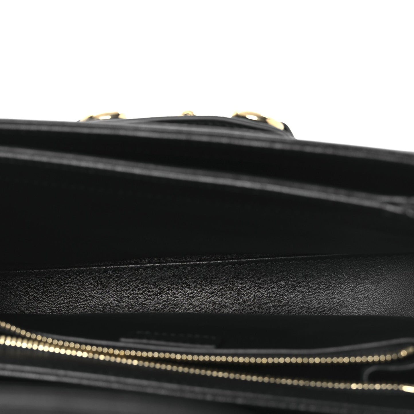 Gucci Sakai Be Green Calfskin Shearling Horsebit 1955 Shoulder Bag Black