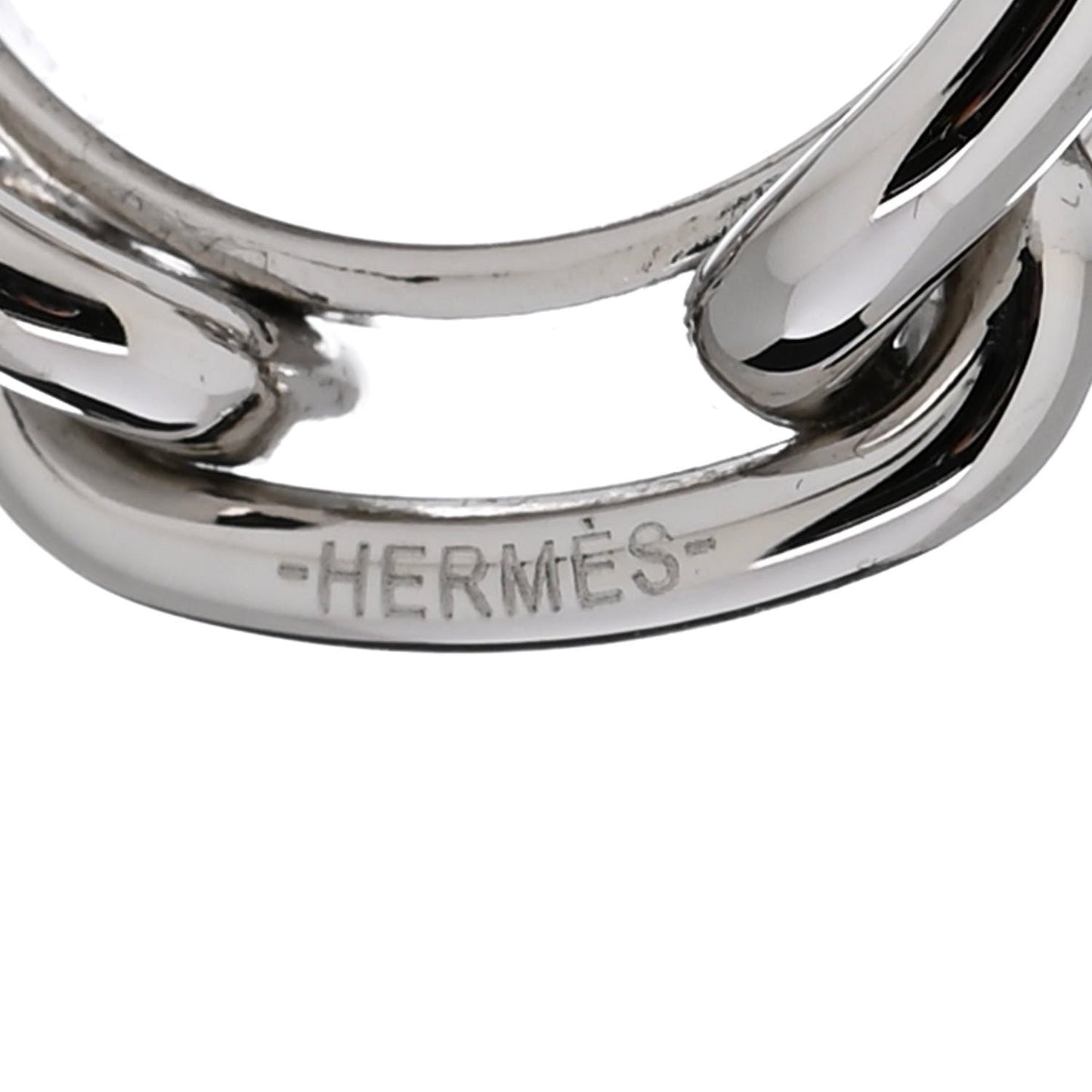 Hermes Palladium Regate Scarf Ring
