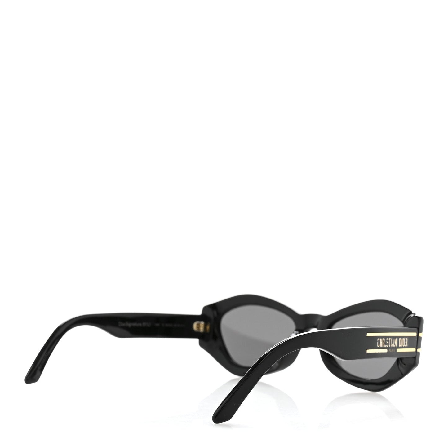 Christian Dior Acetate DiorSignature B1U Butterfly Sunglasses Black
