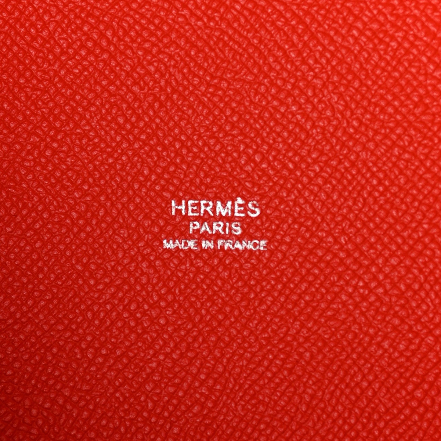 Hermes Epsom Tressage De Cuir Picotin Lock 22 MM Rouge Coeur Bleu du Nord Rouge H