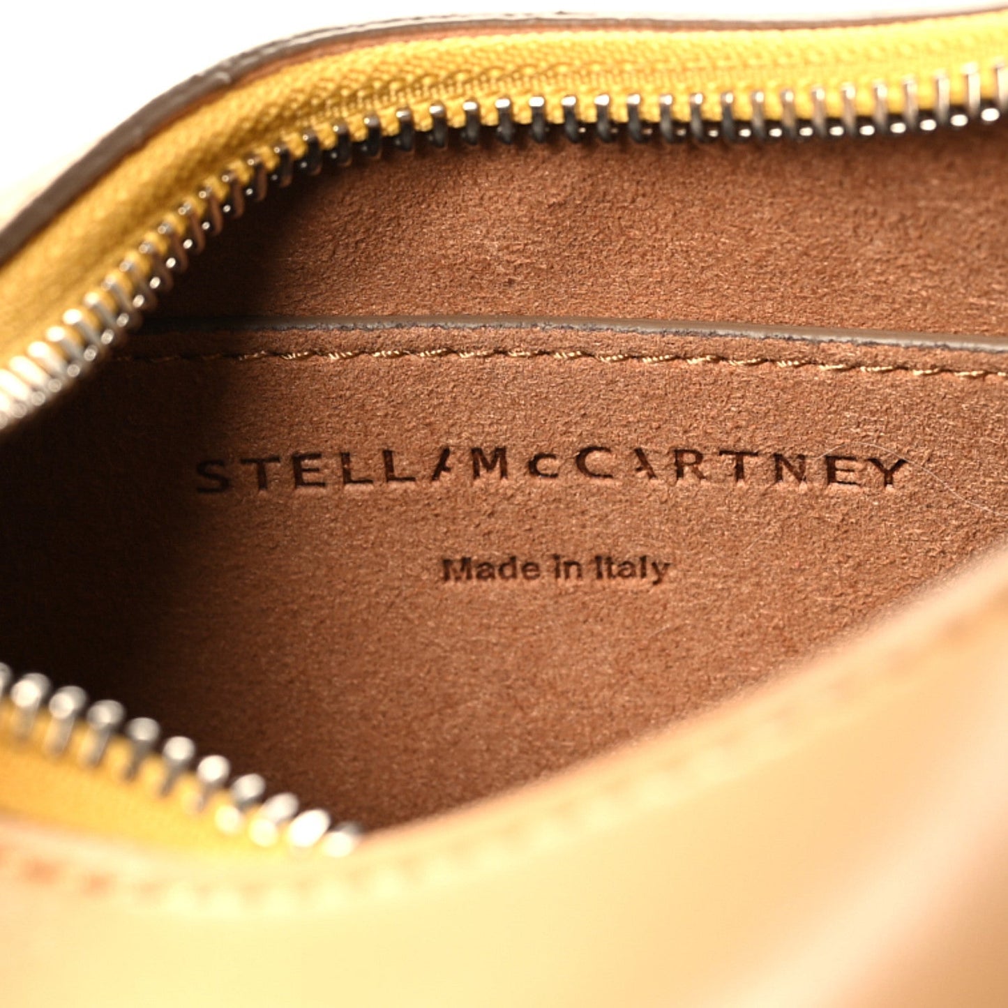 Stella McCartney Eco Alter Nappa Perforated Logo Small Hobo Cornflake