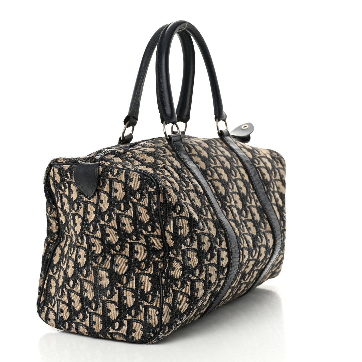 Christian Dior Monogram Boston Navy Blue