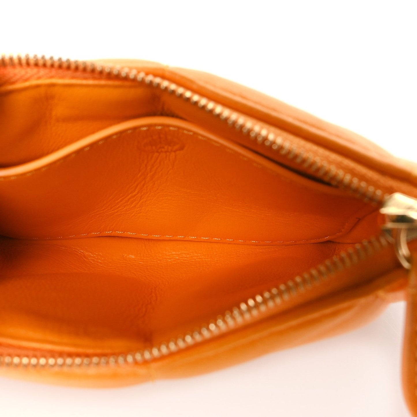 Mulberry MULBERRY Nappa Softie Zip Coin Pouch Double Yellow