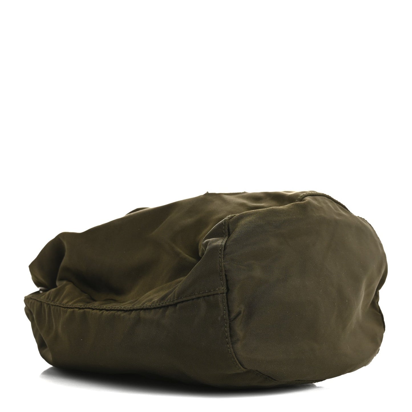 Prada Nylon Vela Drawstring Pouch Bruciato