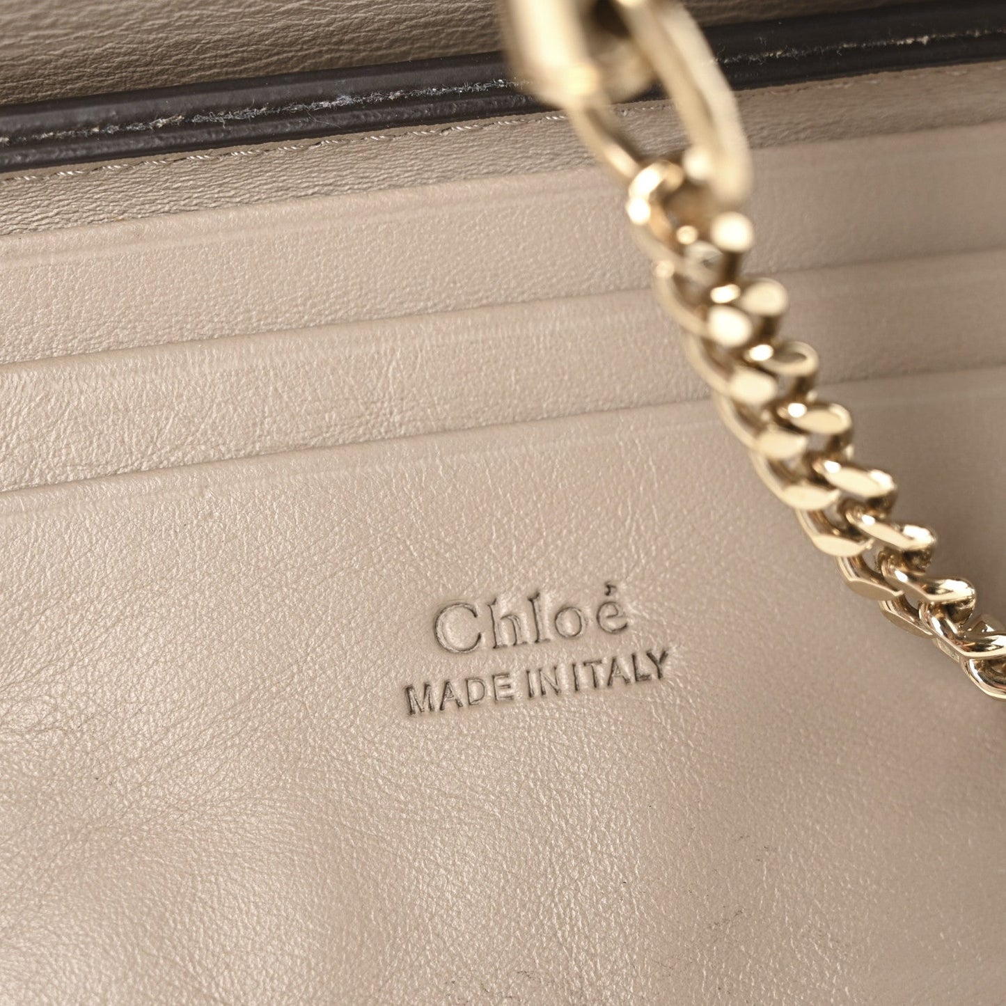 Chloe Suede Calfskin Mini Faye Shoulder Bag Motty Grey