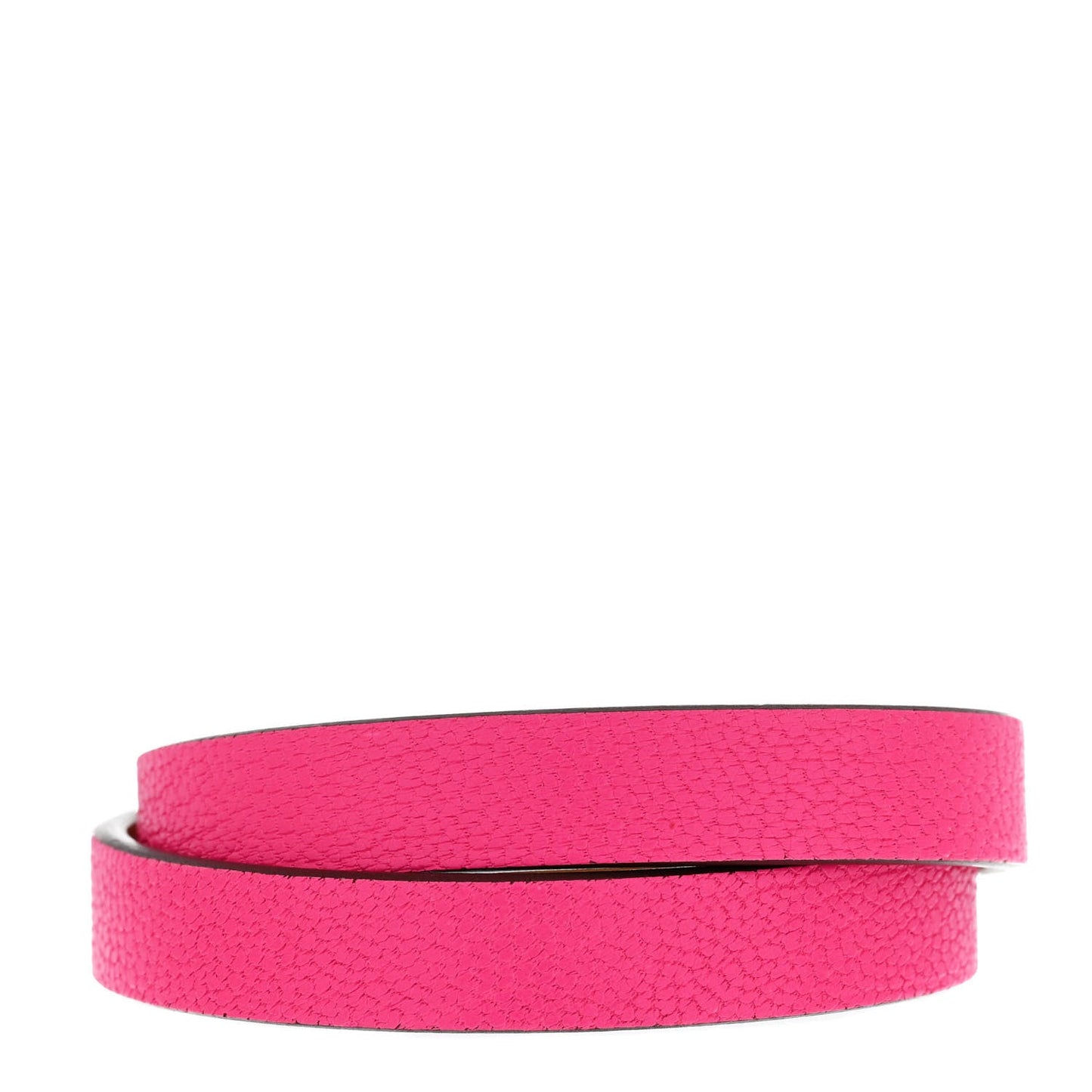 Hermes Chevre Chamkila Kelly Double Tour Bracelet T2 Rose Pop