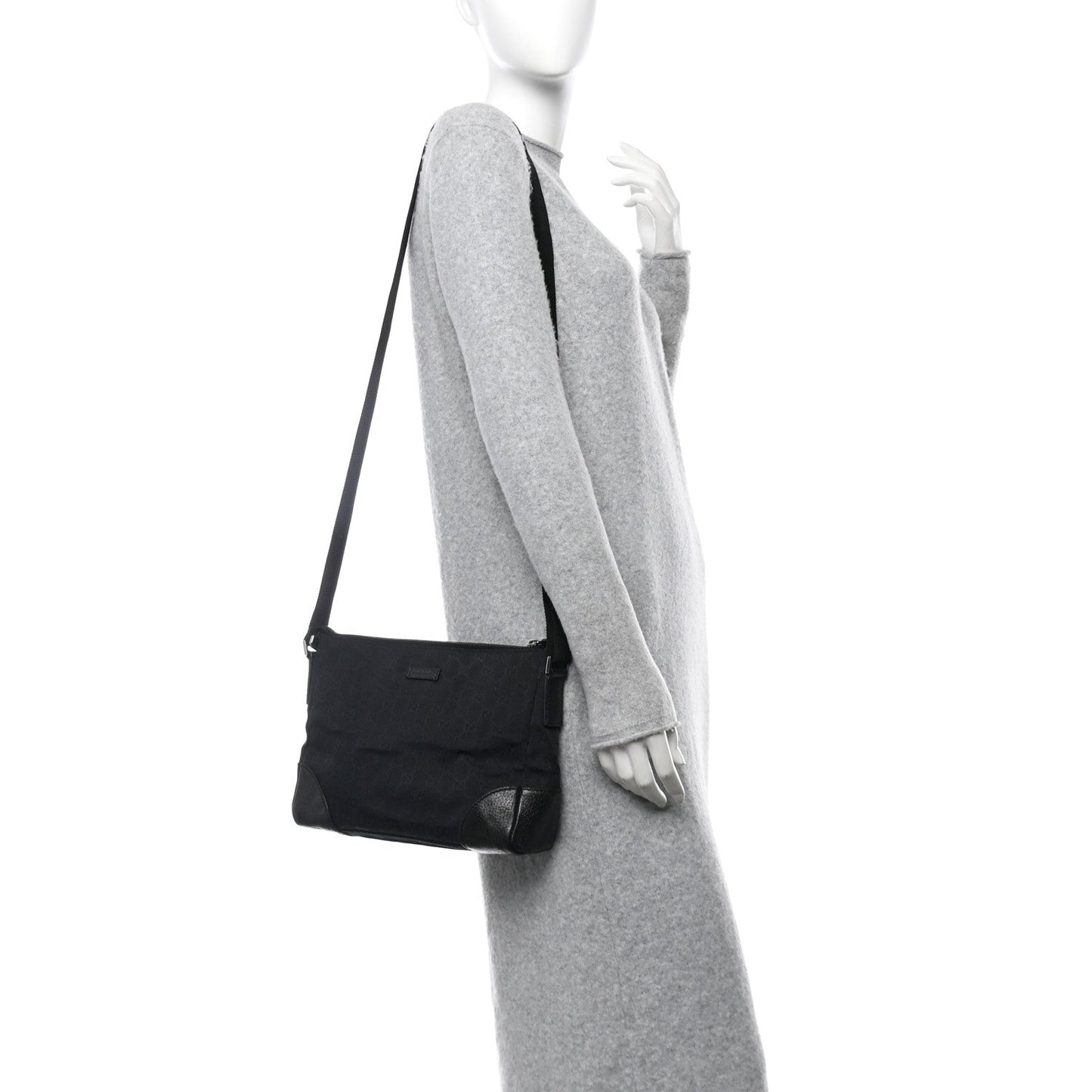 Gucci Monogram Joy Messenger Bag Black