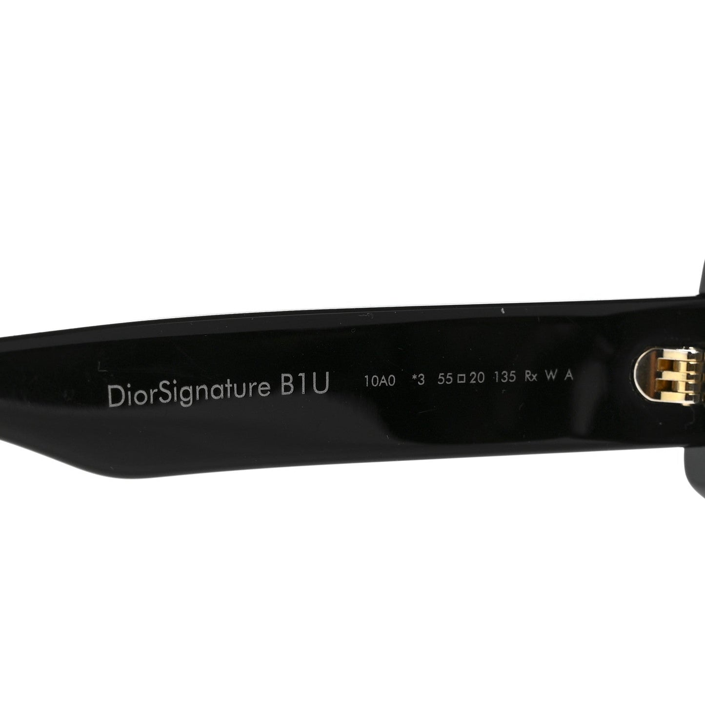 Christian Dior Acetate DiorSignature B1U Butterfly Sunglasses Black