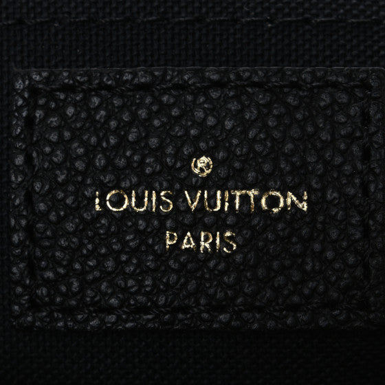 Louis Vuitton Monogram Pallas Clutch Black