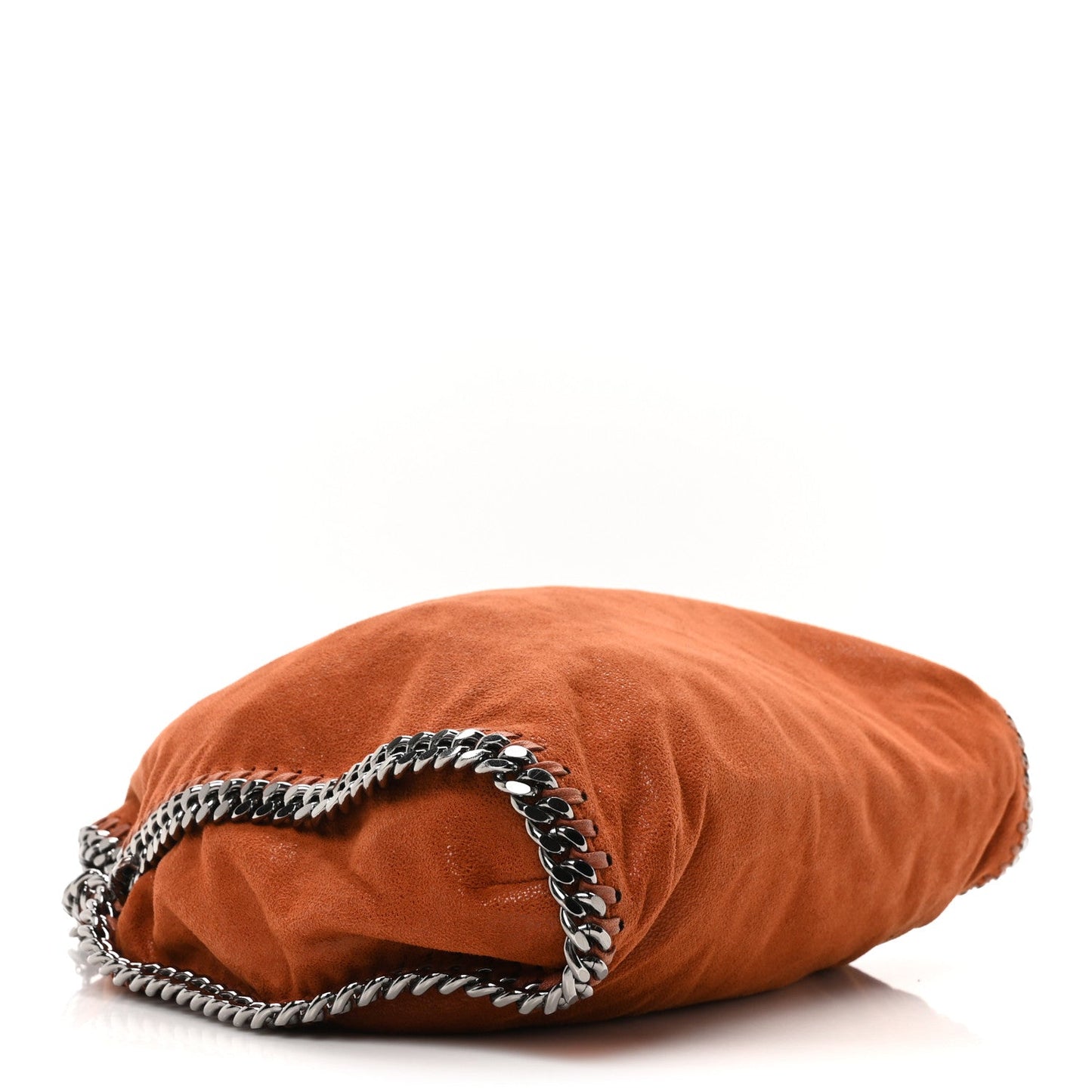 Stella McCartney Shaggy Deer Small Falabella Fold Over Tote Brandy