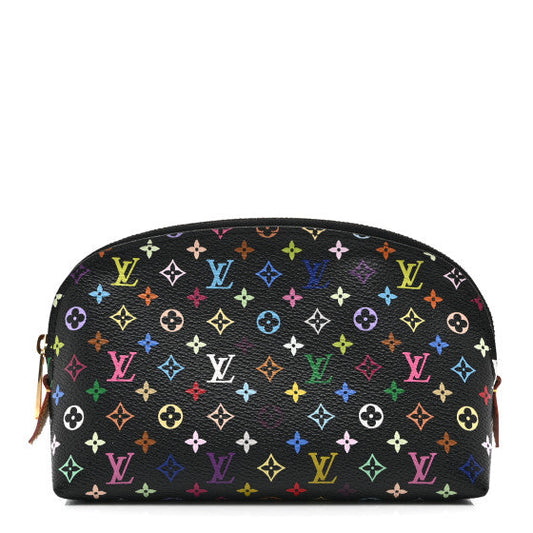 Louis Vuitton Monogram Multicolor Cosmetic Pouch Black Grenade