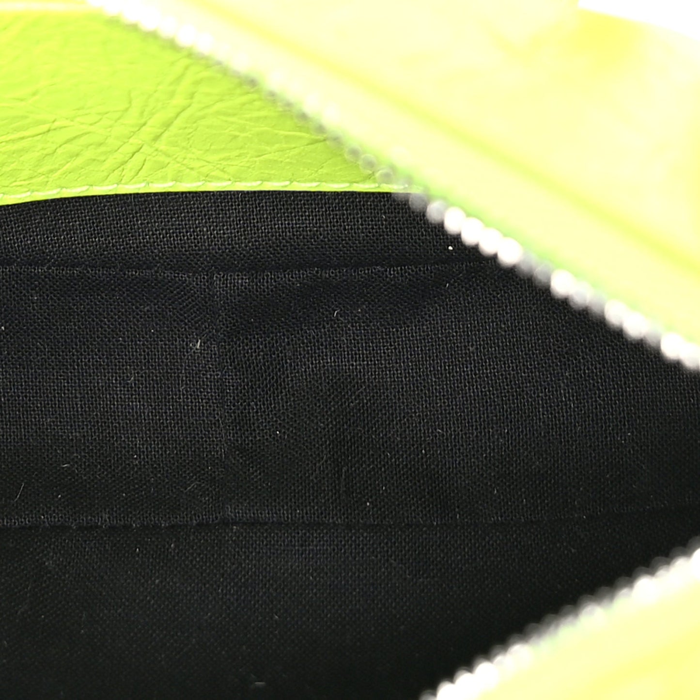 Balenciaga Agneau Arena Le Cagole Mini Purse With Chain Fluo Yellow