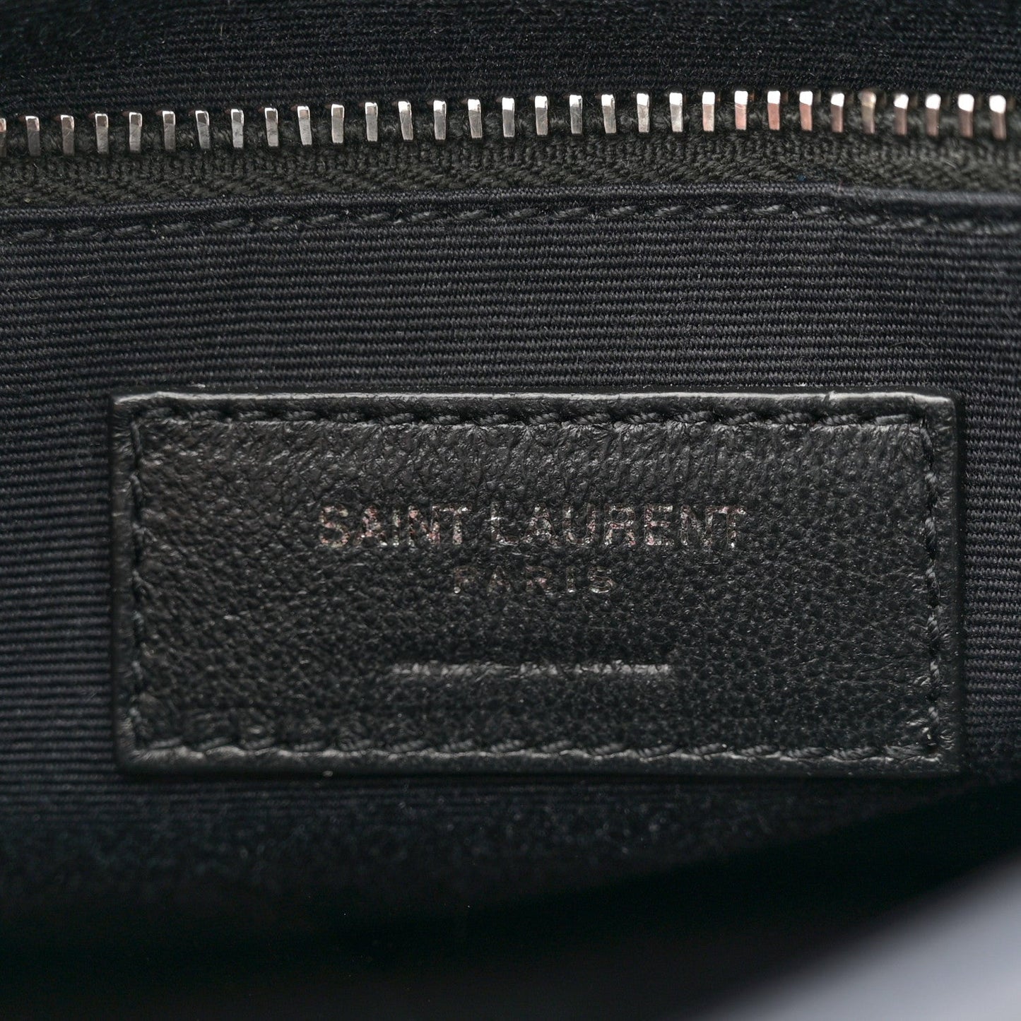 Saint Laurent Crinkled Calfskin Matelasse Monogram Niki Chain Wallet Deep Marine
