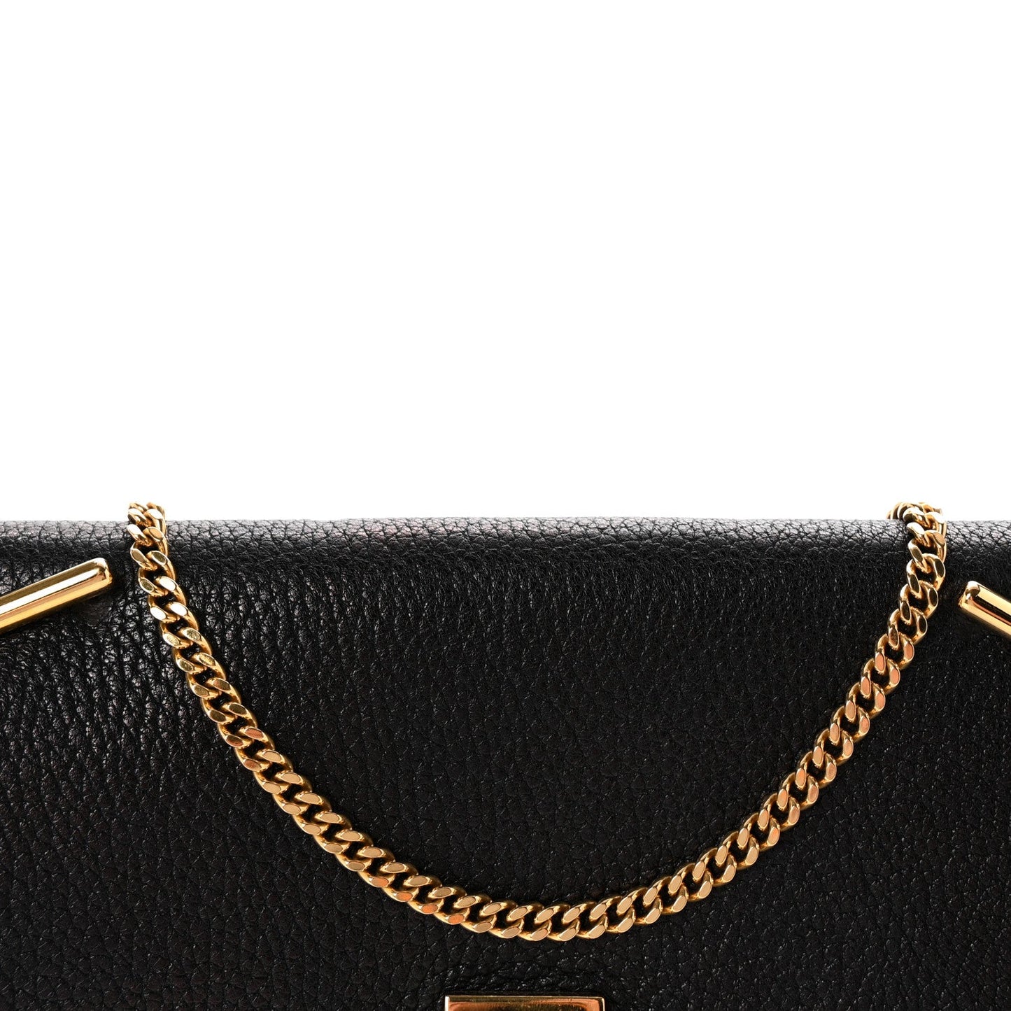 Chloe Grained Lambskin Drew Shoulder Bag Black