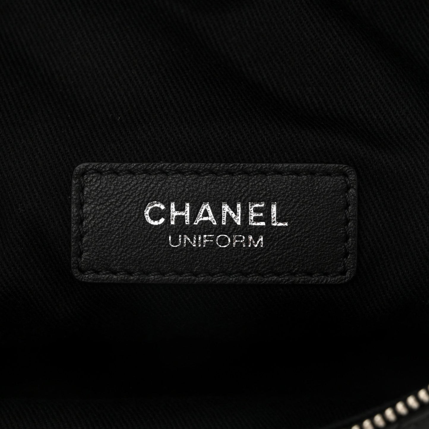 Chanel Calfskin Quilted Waist Belt Bag Black