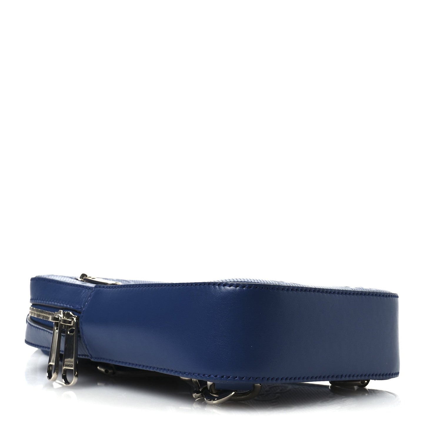 Gucci Calfskin GG Tennis Embossed Sling Backpack Blue