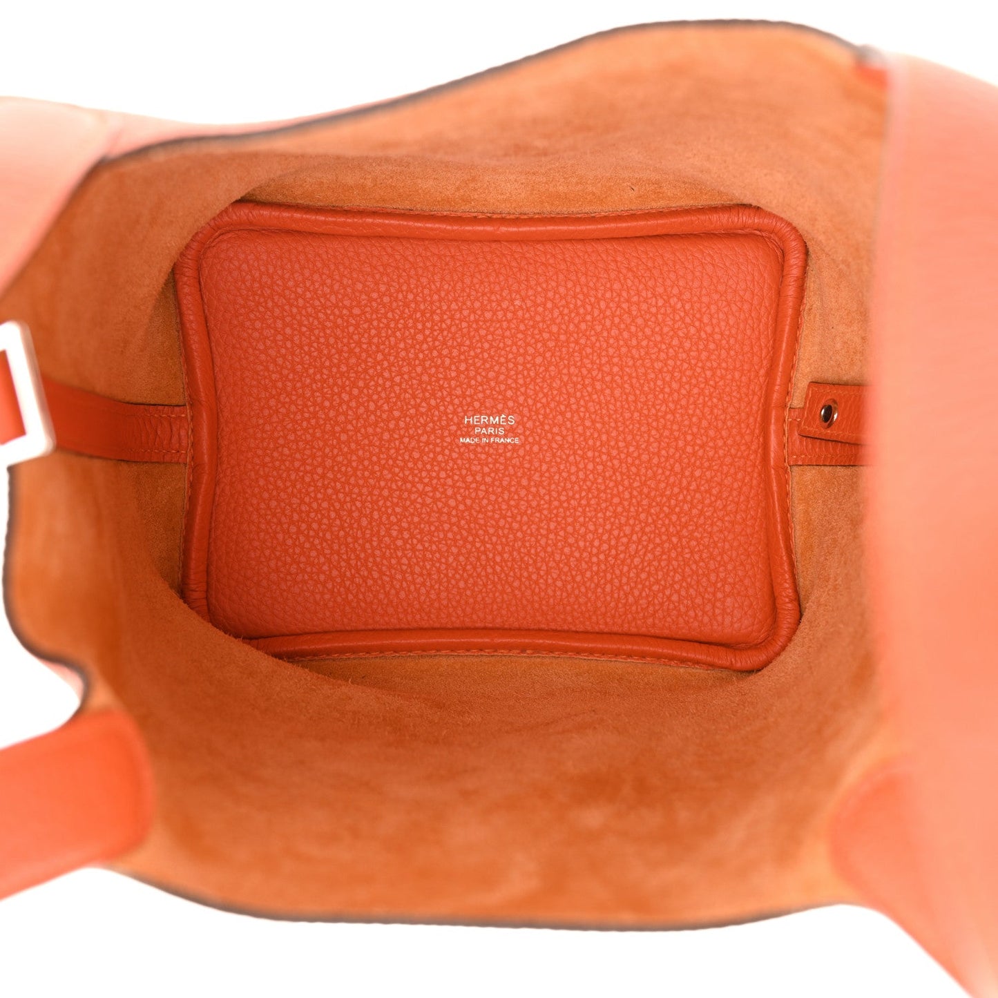 Hermes Taurillon Clemence Picotin Lock 18 PM Orange Poppy