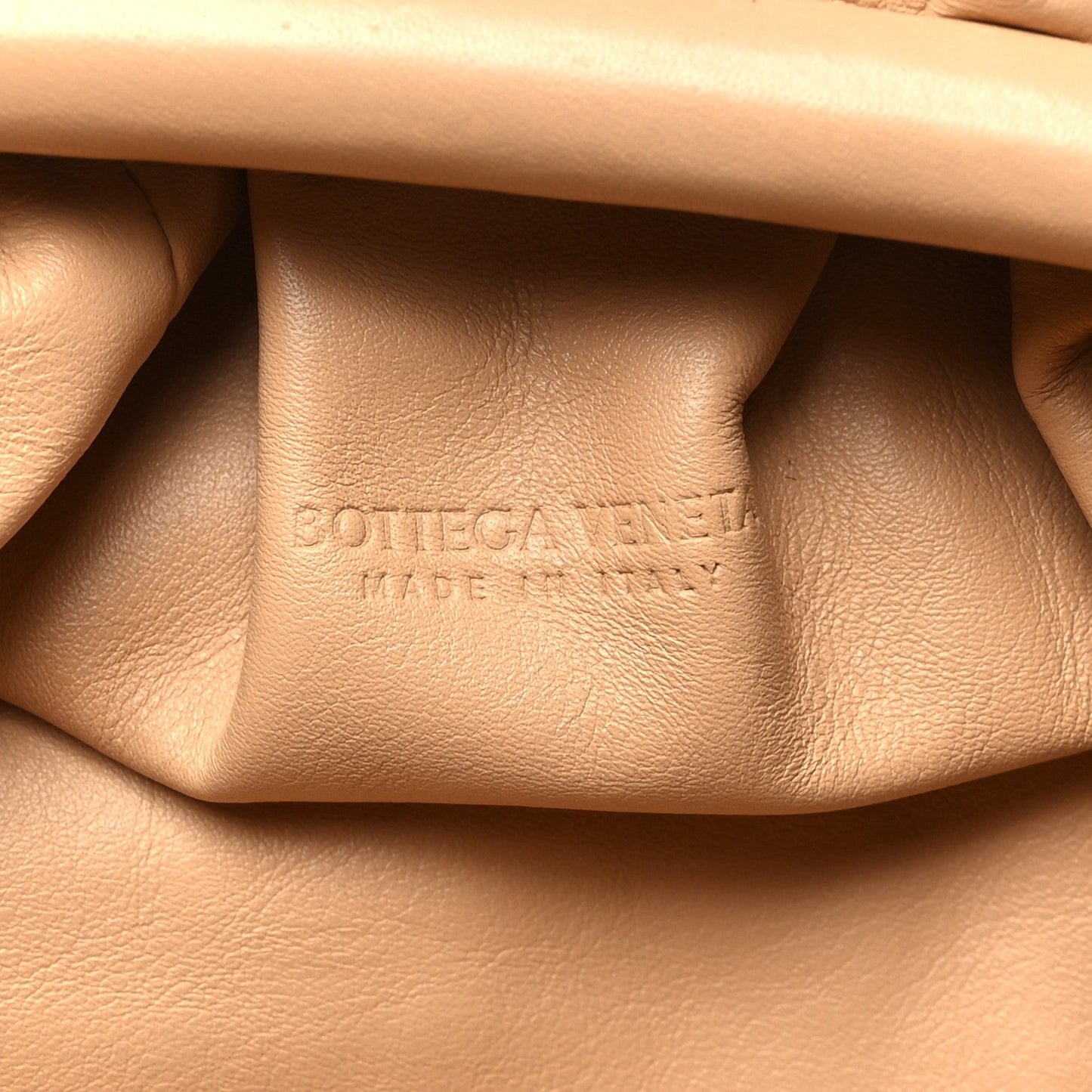 Bottega Veneta Butter Calfskin The Mini Pouch Almond