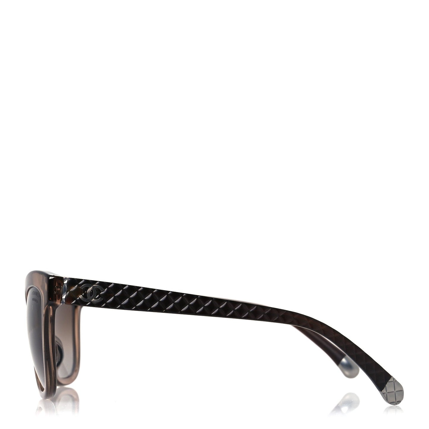 Chanel Polarized CC Cat Eye Sunglasses 5330-A Brown