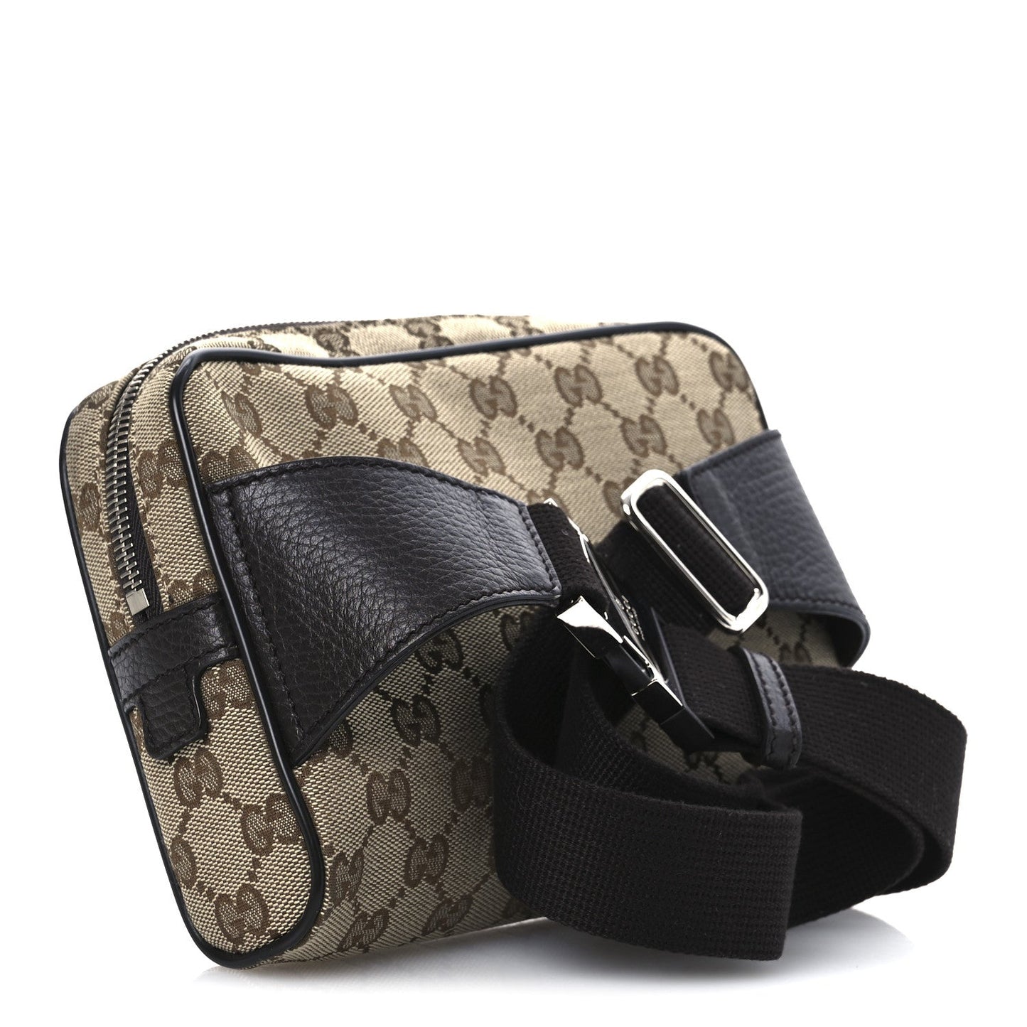 Gucci Monogram Belt Bag Dark Brown