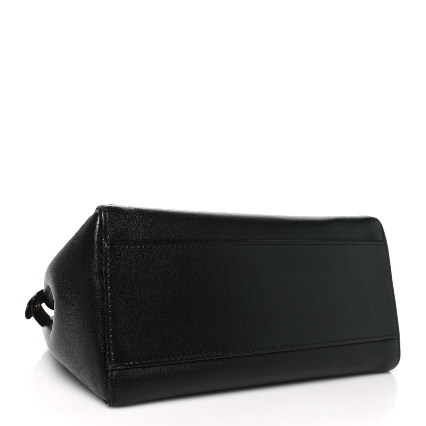 Fendi Nappa Mini Peekaboo Iconic Satchel Black
