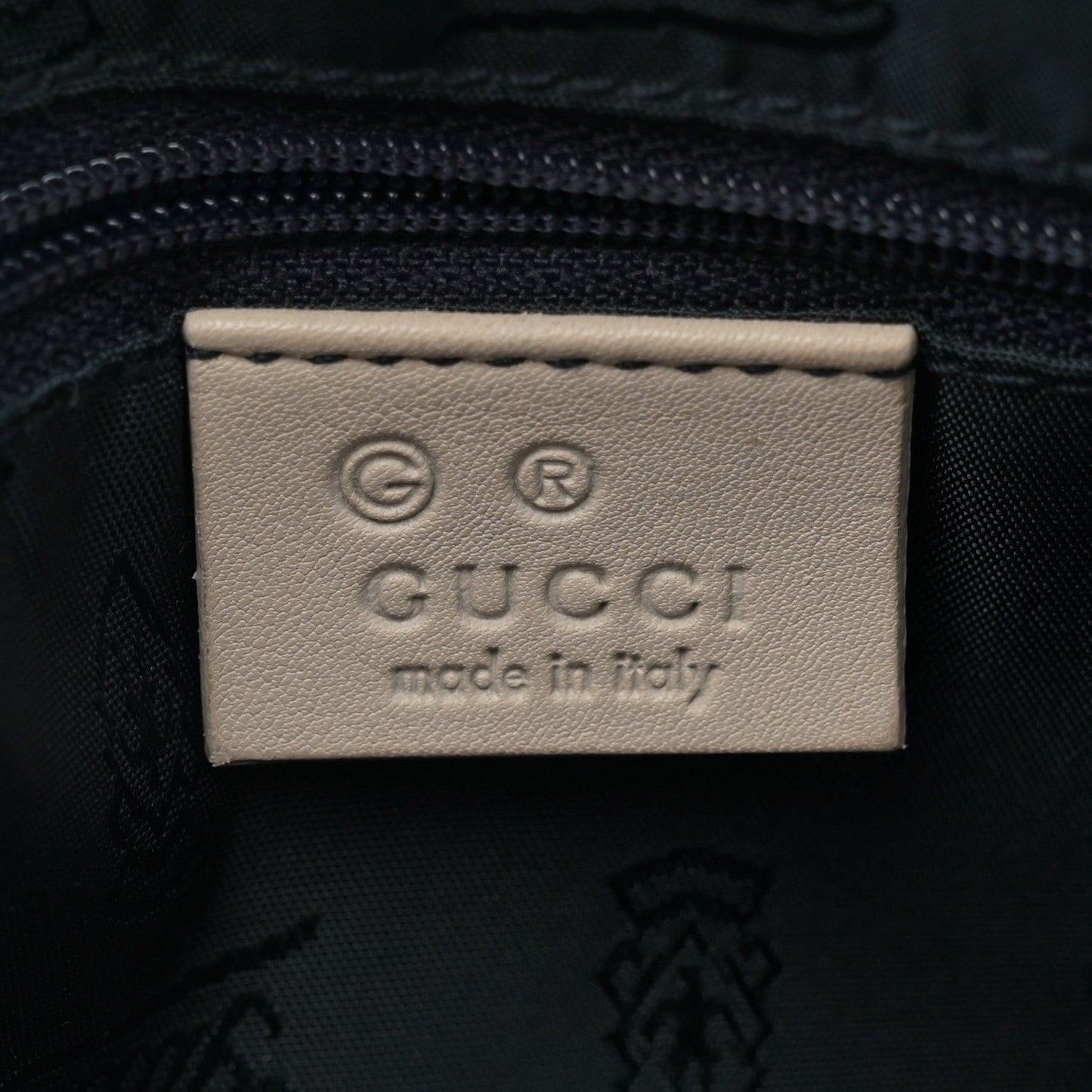 Gucci Monogram Reins Tote Navy