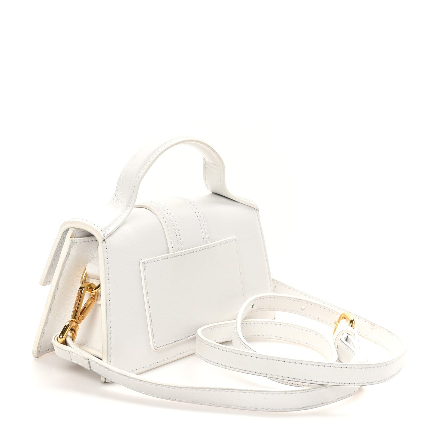 Jacquemus Smooth Calfskin Le Bambino White