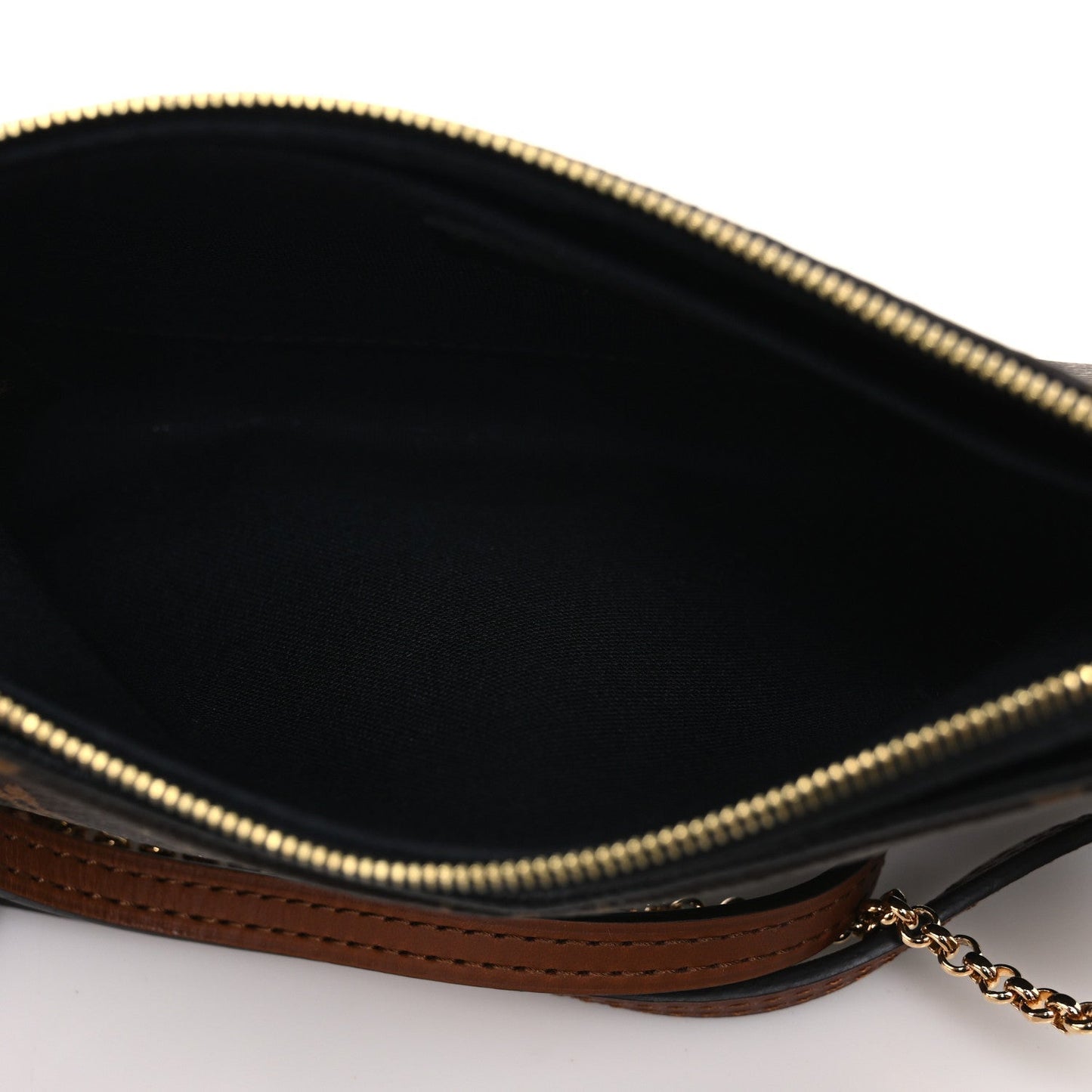 Louis Vuitton Monogram Pallas Clutch Black