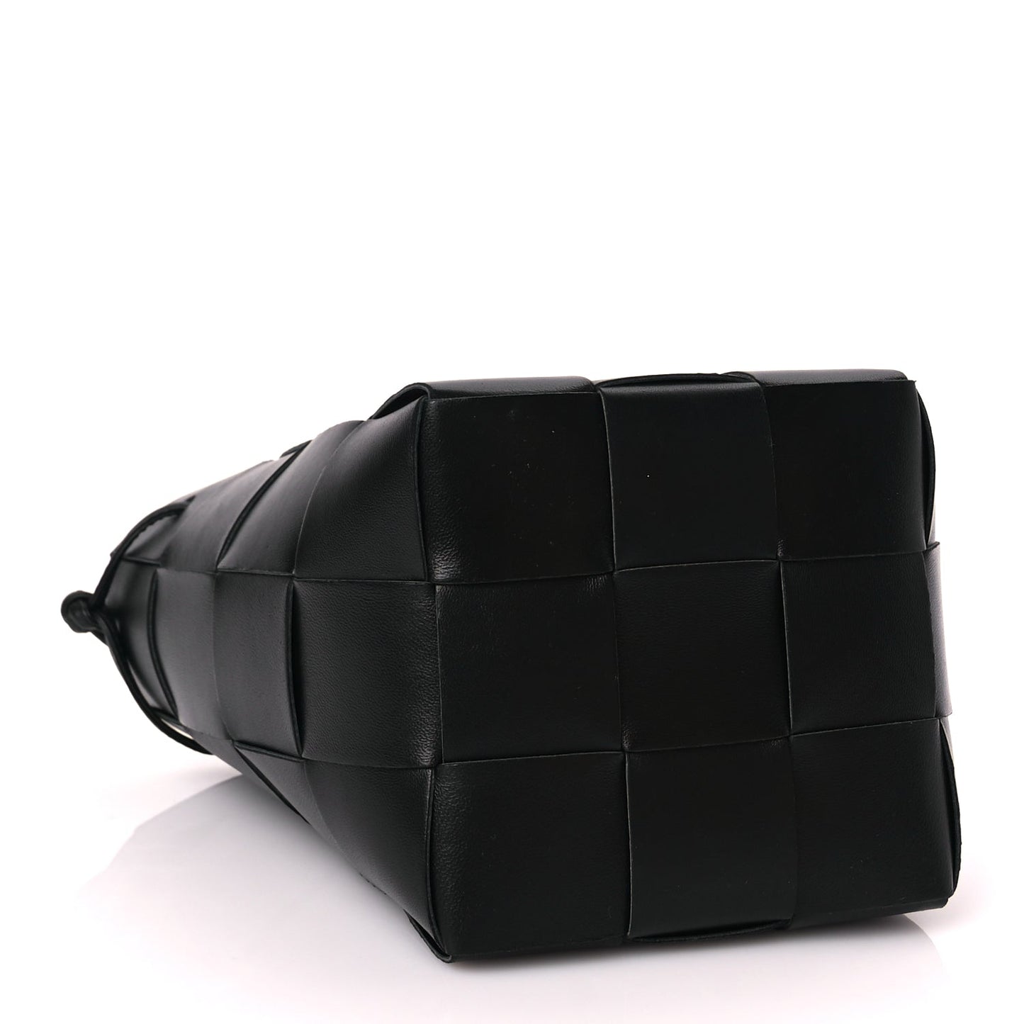 Bottega Veneta Nappa Maxi Intrecciato Cassette Bucket Bag Black