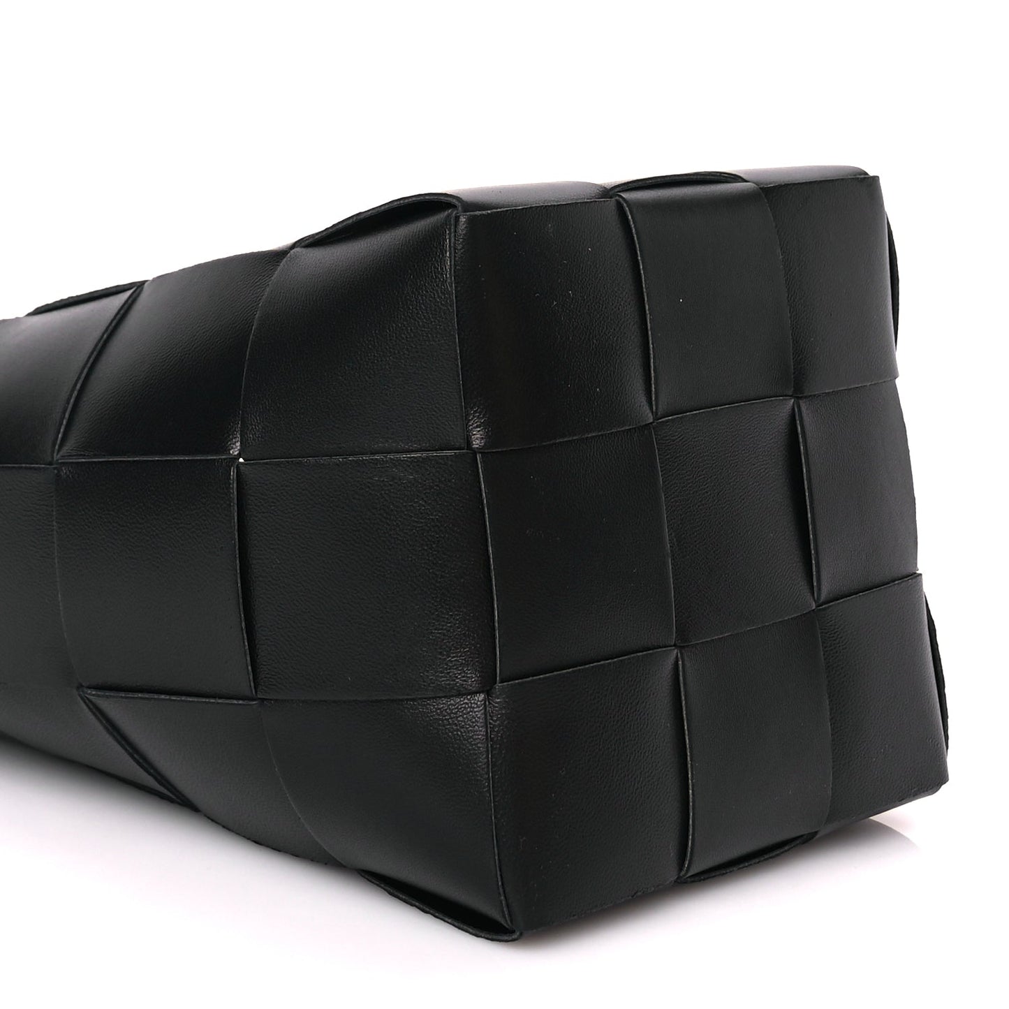 Bottega Veneta Nappa Maxi Intrecciato Cassette Bucket Bag Black