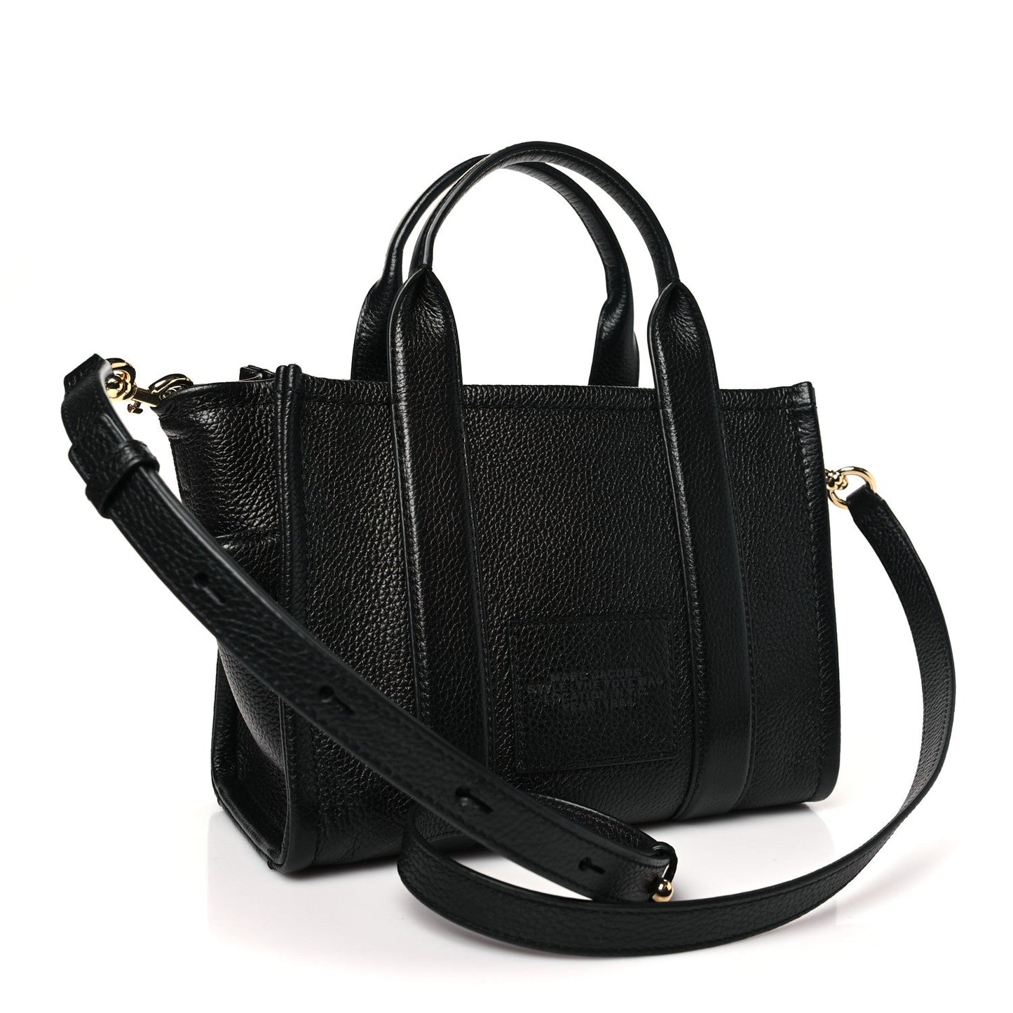 Marc Jacobs Grained Calfskin Small The Tote Bag Black