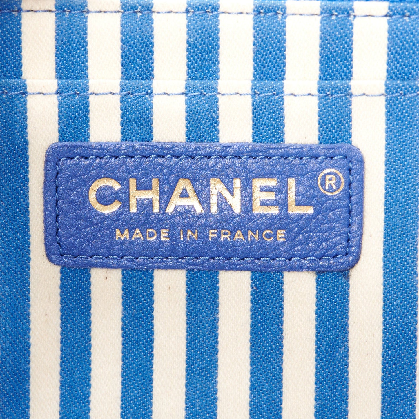 Chanel Calfskin Quilted Chevron Small Single Flap Blue