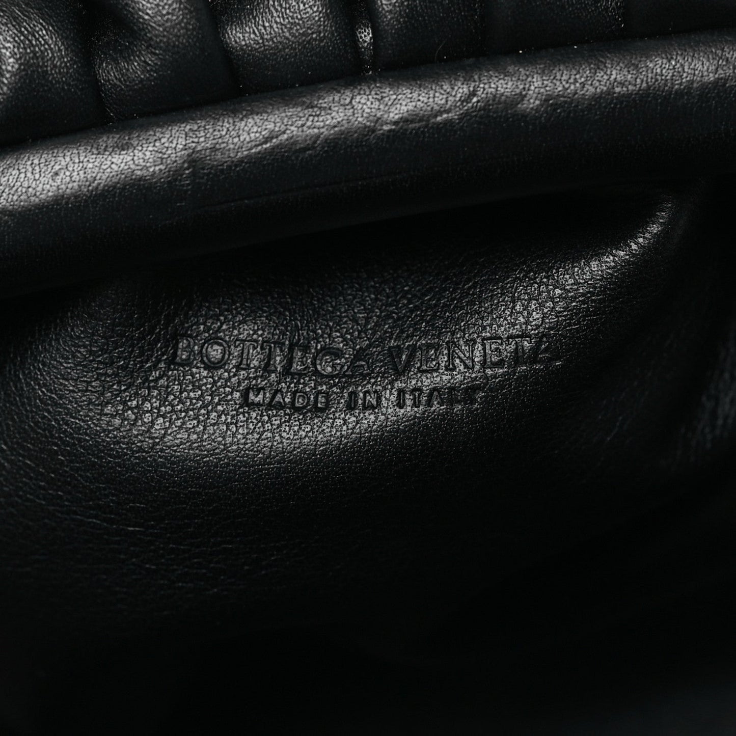 Bottega Veneta Butter Calfskin The Mini Pouch Black