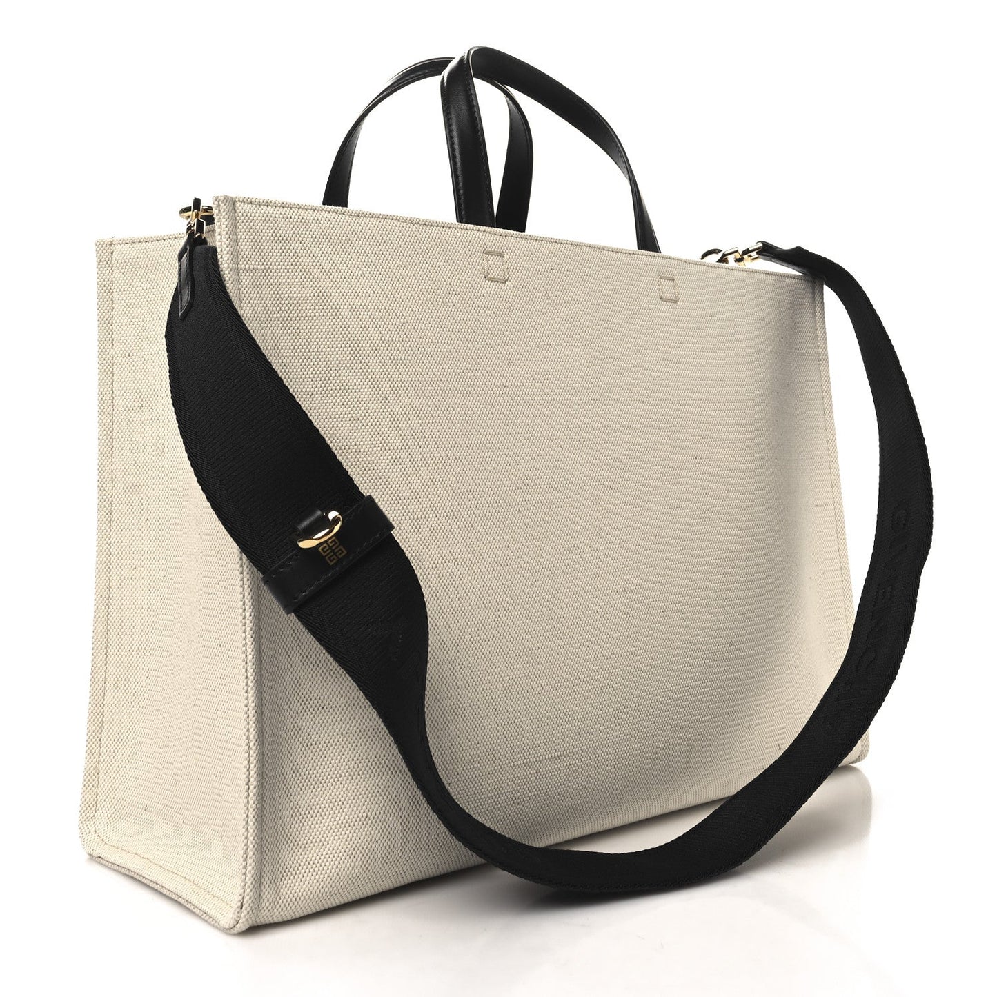 Givenchy Canvas Medium G-Tote Beige Black