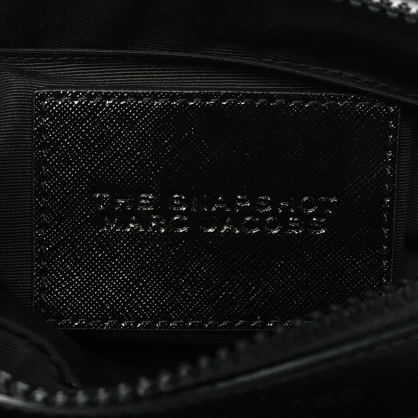 Marc Jacobs Saffiano Snapshot Camera Bag Black