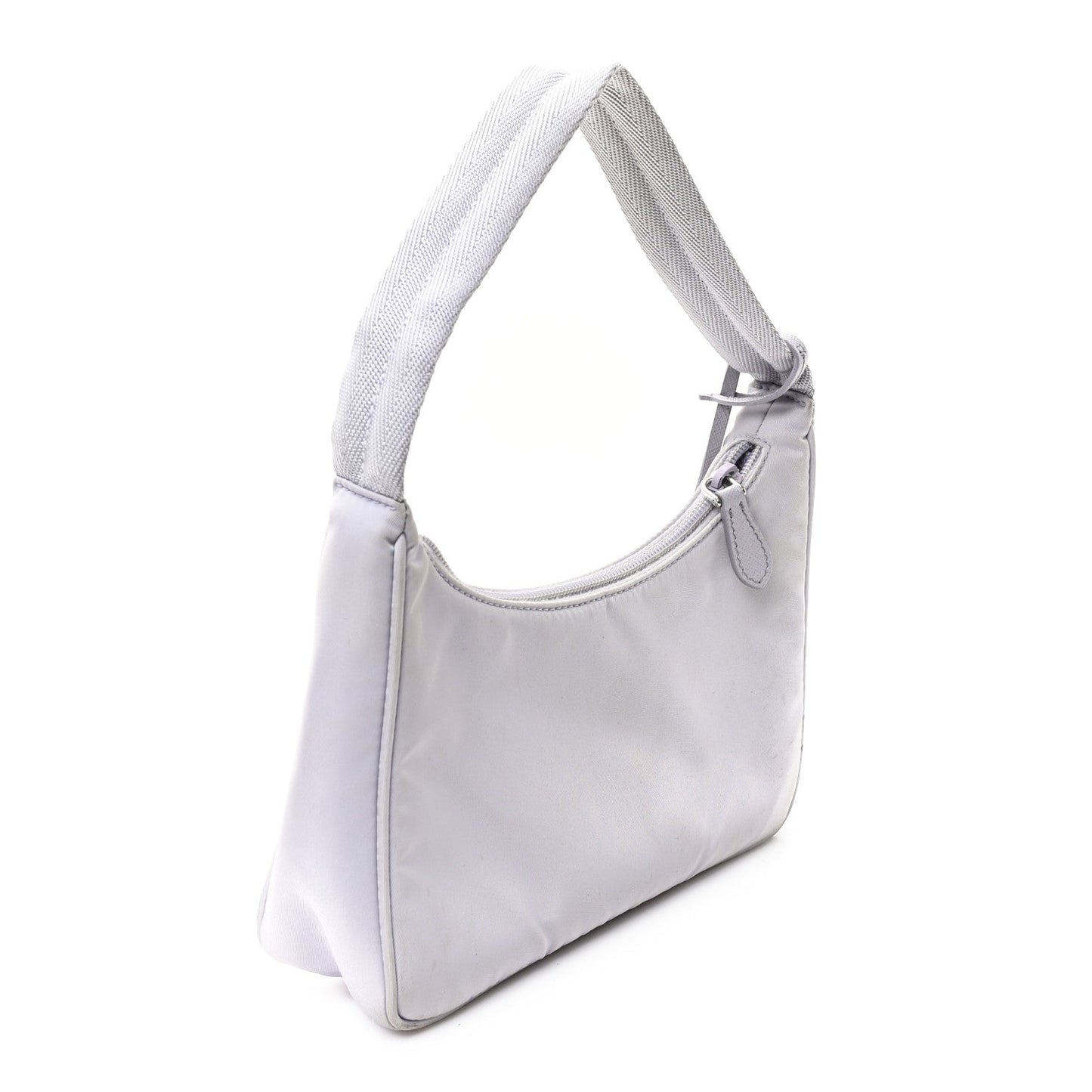 Prada Tessuto Nylon Mini Re-Edition 2000 Bag Fiordaliso