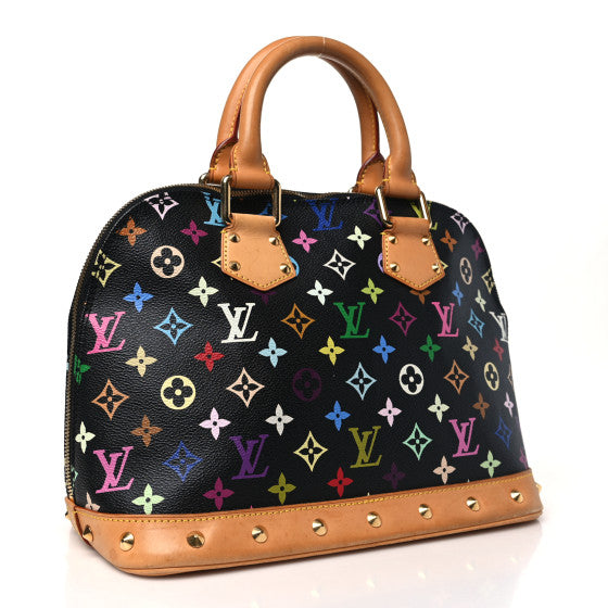Louis Vuitton Monogram Multicolor Alma Black