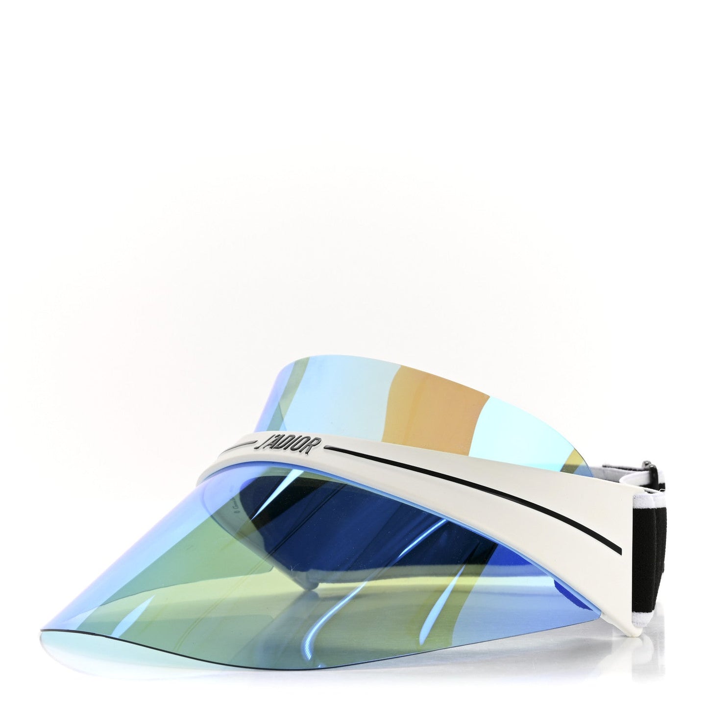 Christian Dior Mirrored DiorClub1 Sun Visor Blue