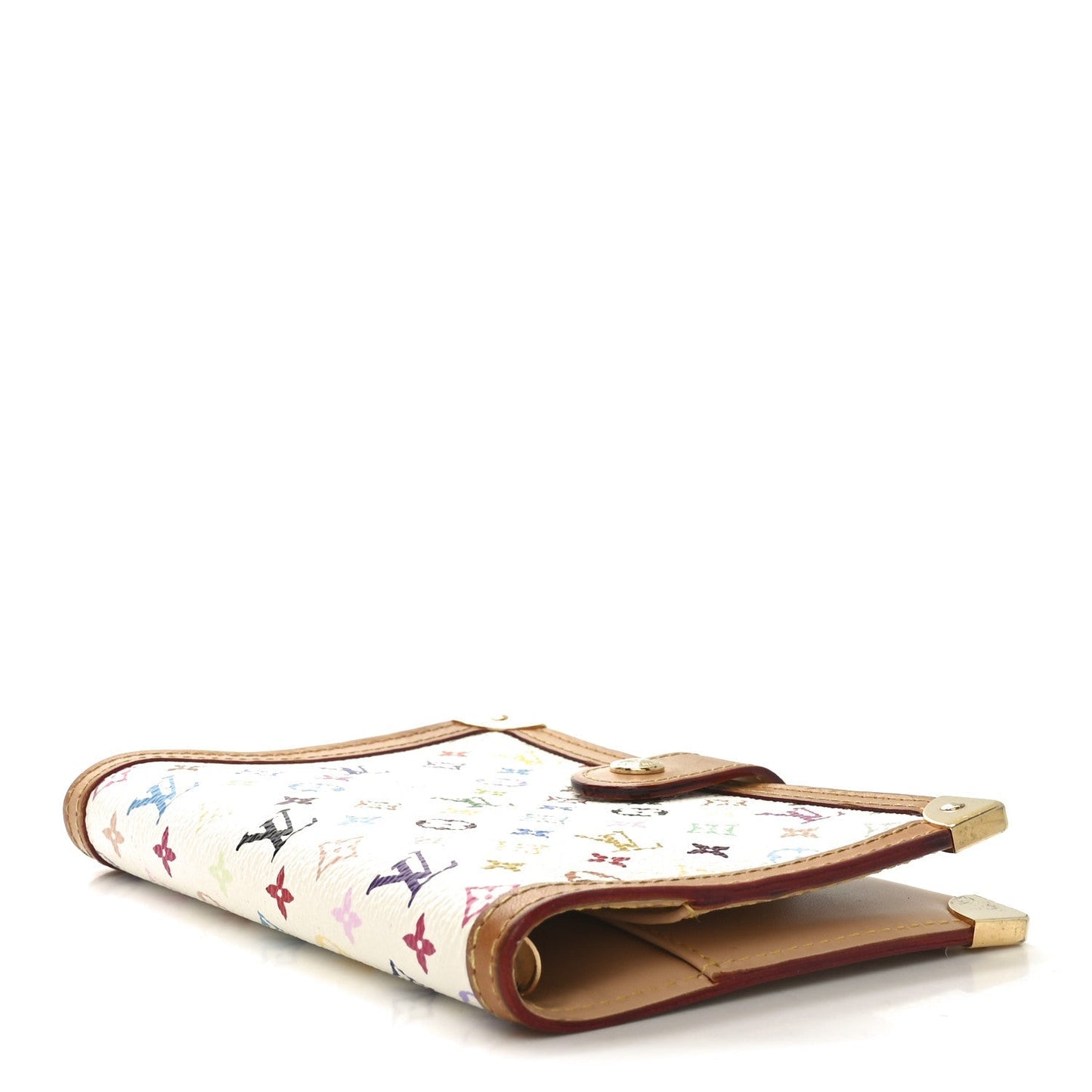 Louis Vuitton Monogram Multicolor Small Ring Agenda Cover White