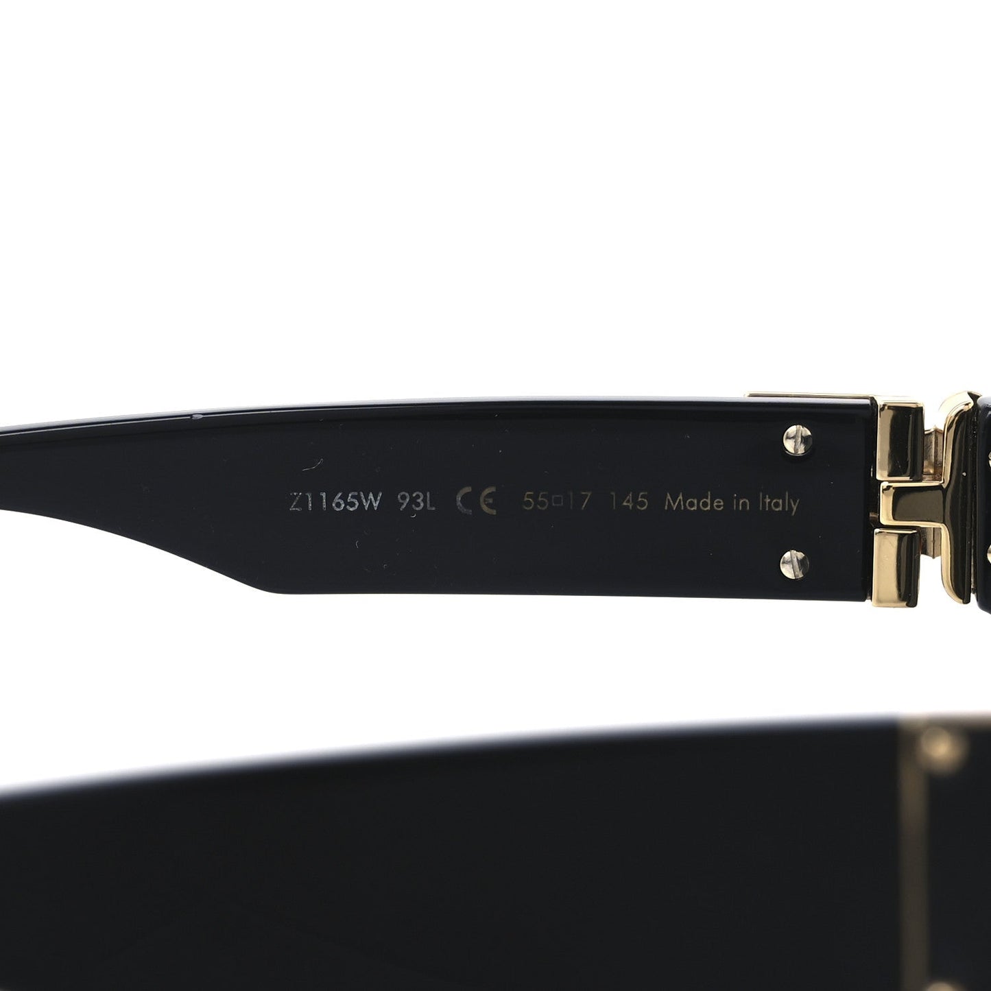 Louis Vuitton Acetate 1.1 Millionaires Sunglasses Z1165W Black