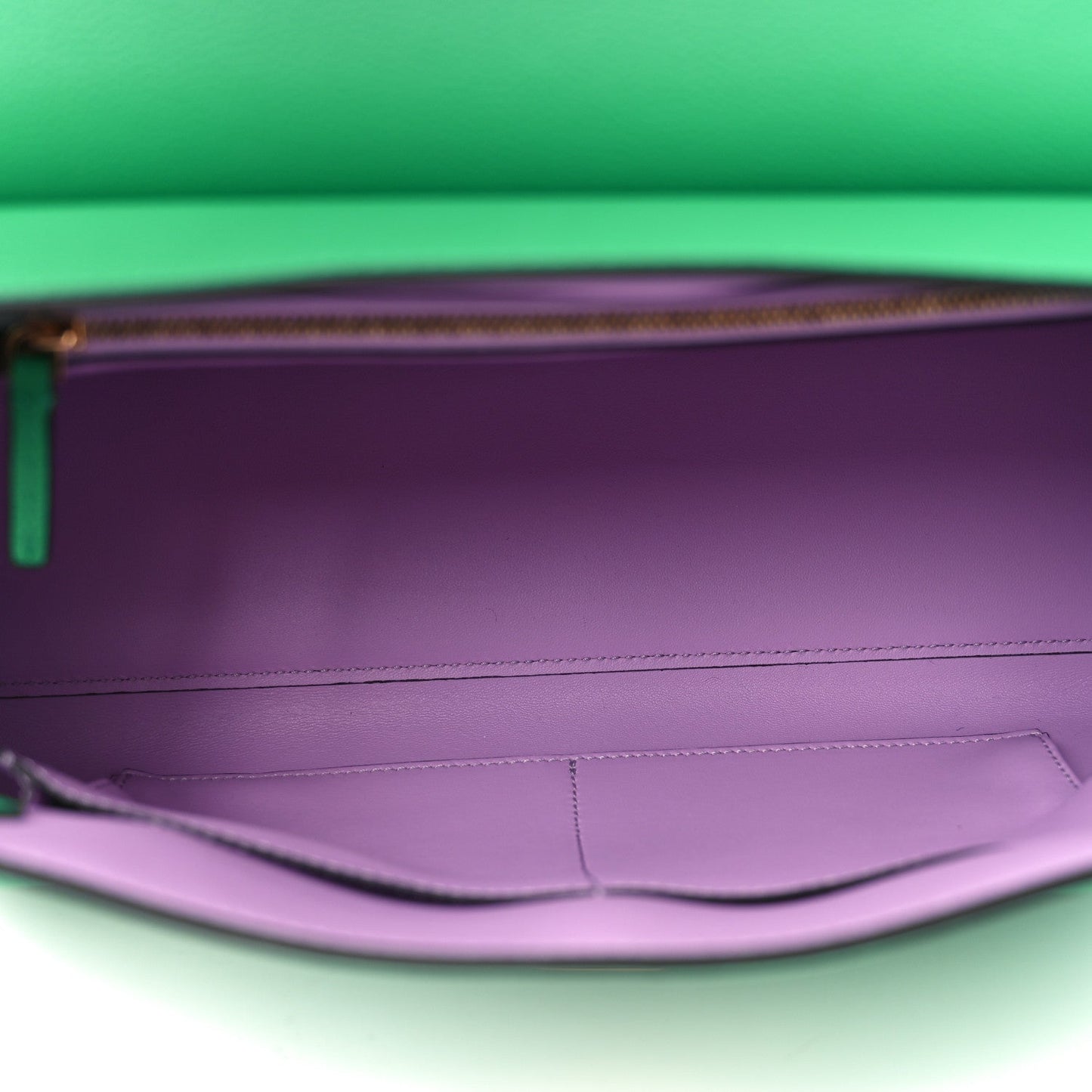 Versace Calfskin Large La Medusa Bag Green