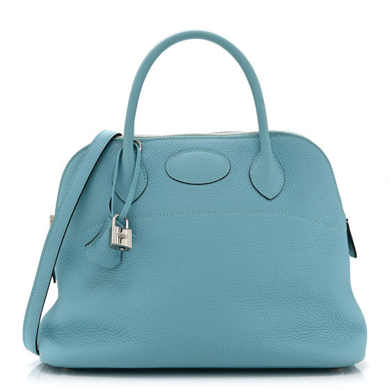 Hermes Taurillon Clemence Bolide 31 Bleu Atoll