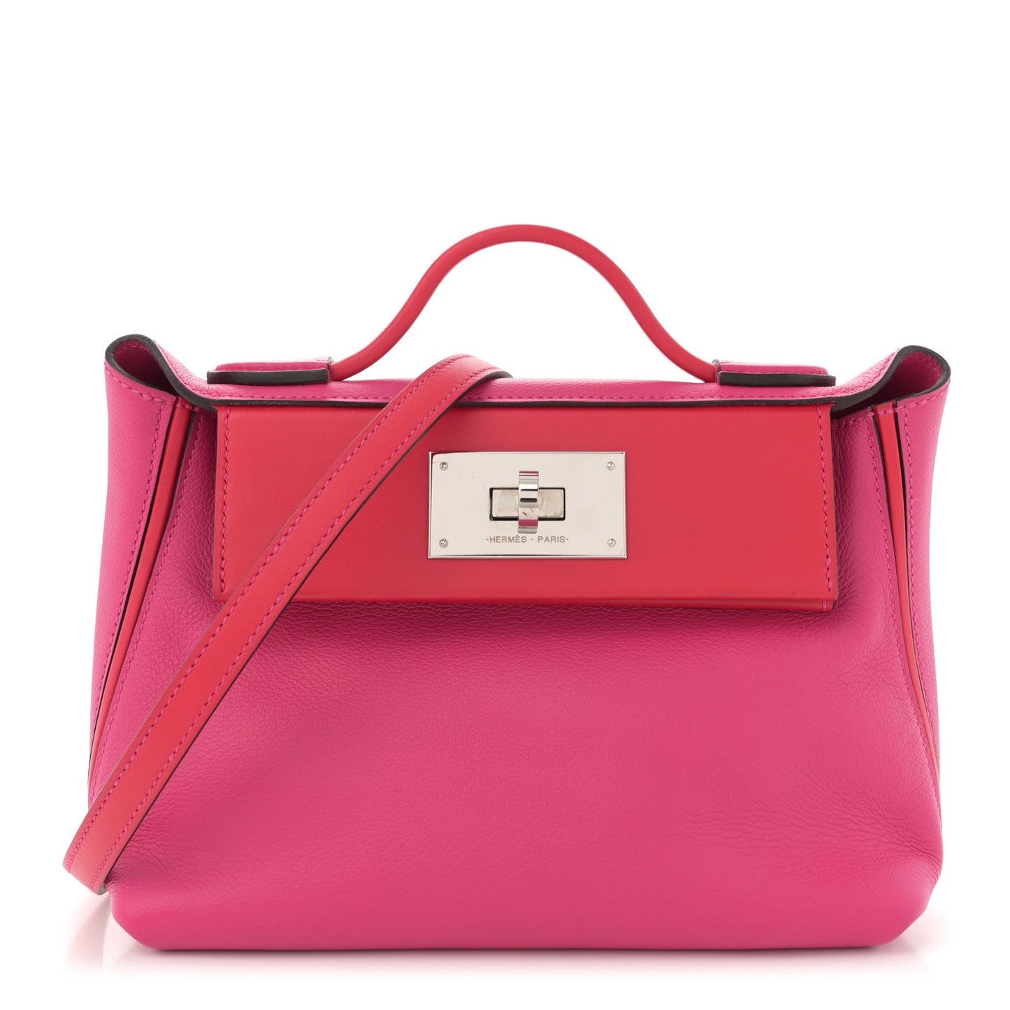 Hermes Evercolor Swift 24/24 21 Rose Mexico Rouge De Coeur Rose Mexico Rouge de Coeur