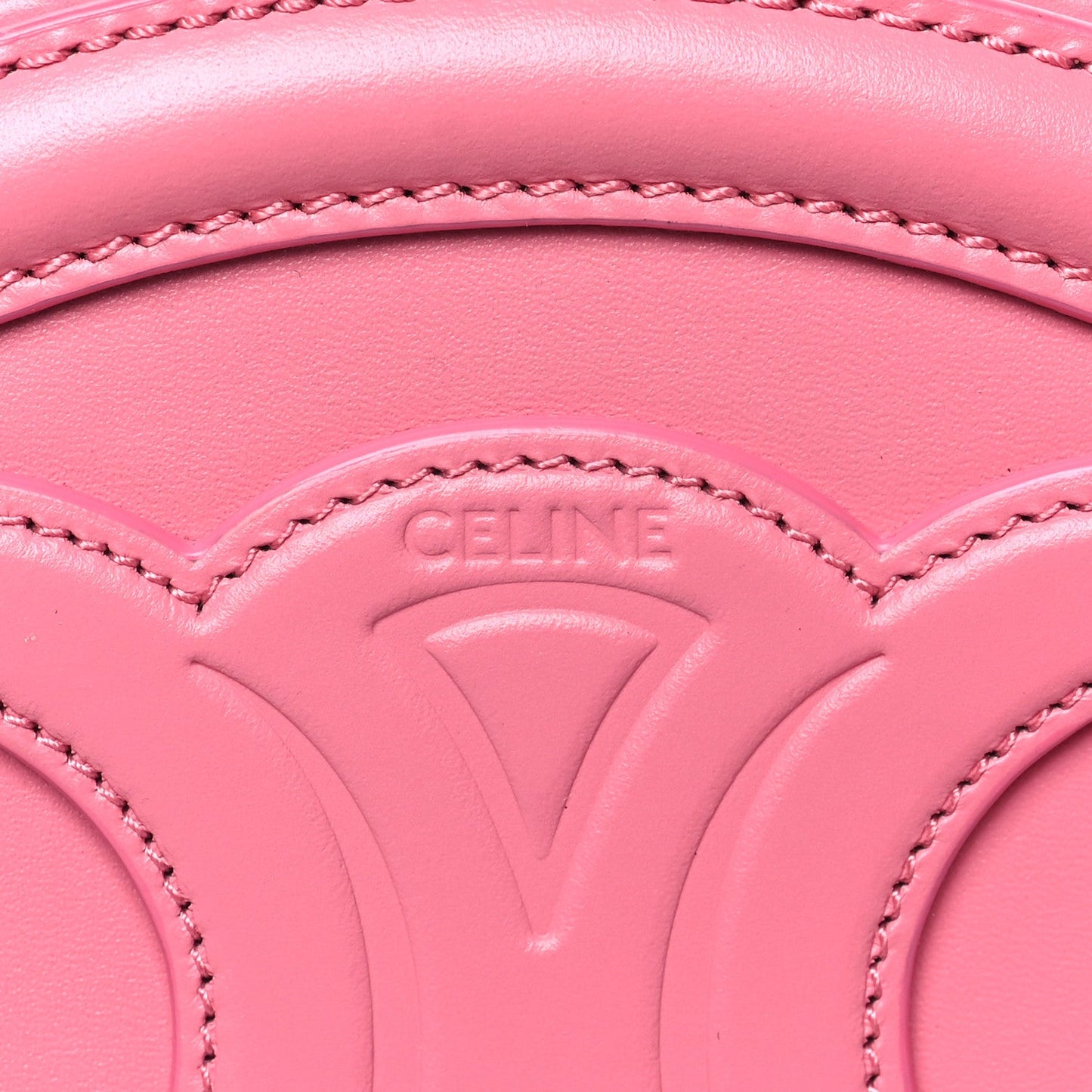 Celine Smooth Calfskin Cuir Triomphe Oval Purse Crossbody Lipstick